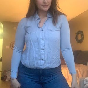 Free People Button up Long Sleeve